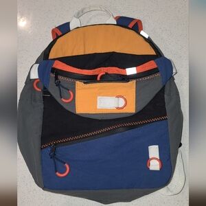 Zara colorblock backpack with belt bag pack